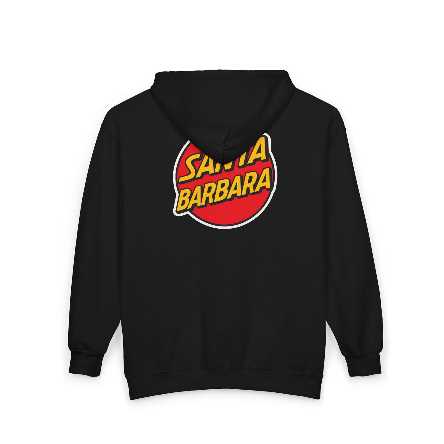 Santa Barbara Retro Zip Hoodie