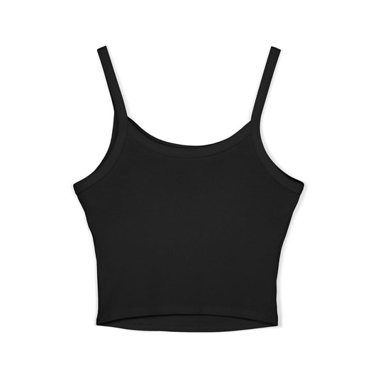 Vintage Football Helmet Black Tank Top — "Raiders" Retro Sports Crop