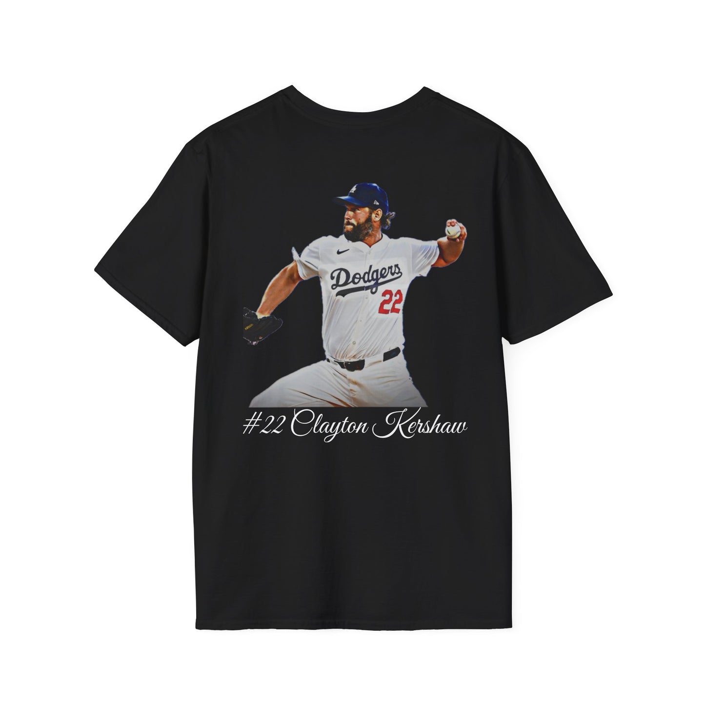 #22 Clayton Kershaw Unisex Softstyle Lightweight T-Shirt