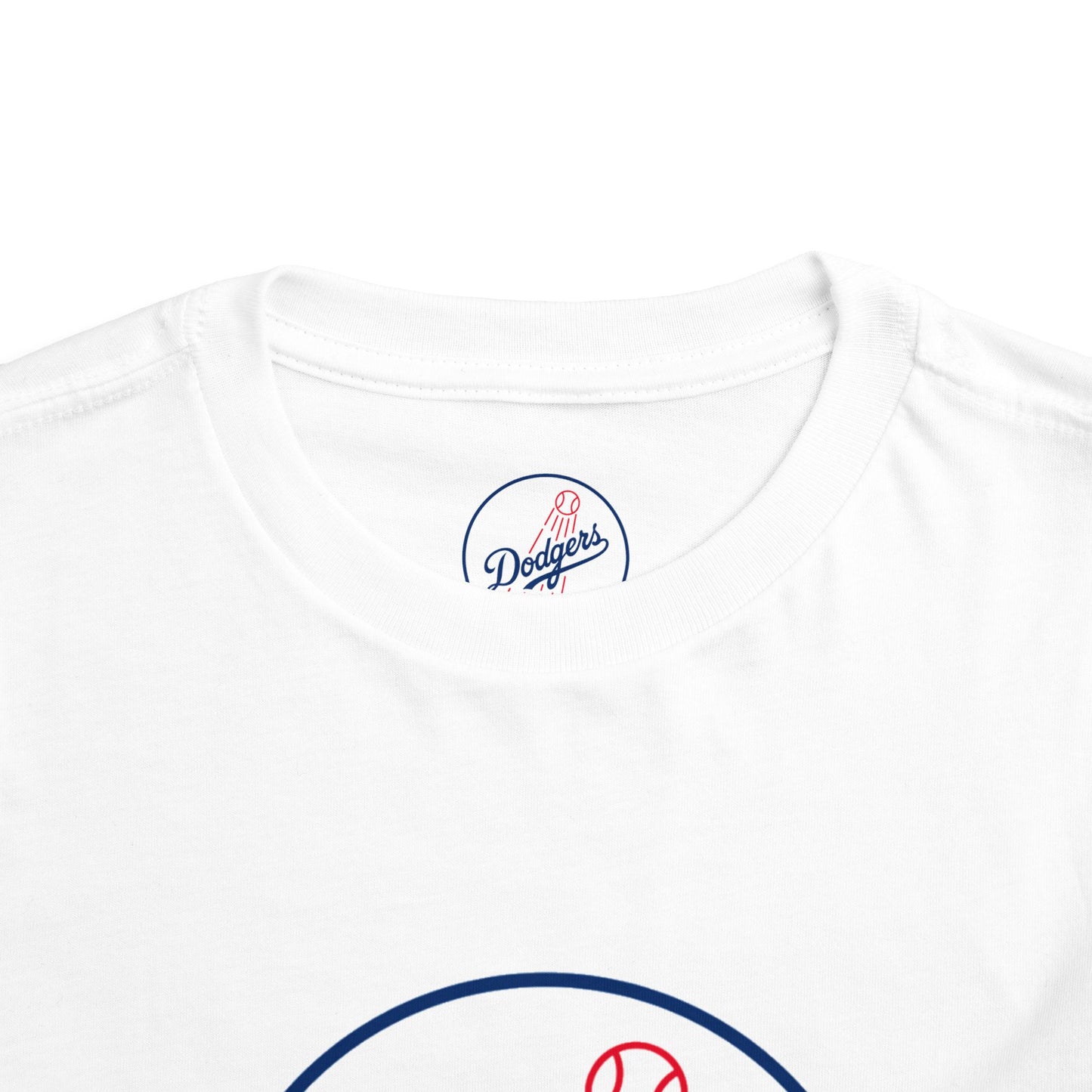 Toddler Dodgers Vintage Helmet Football Tee