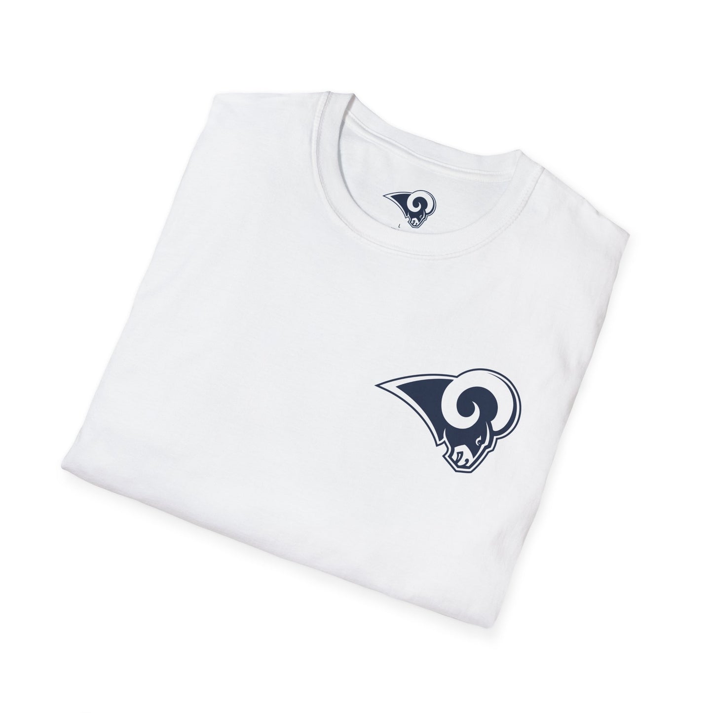 Los Angeles Rams Football Softstyle Lightweight T-Shirt (White)