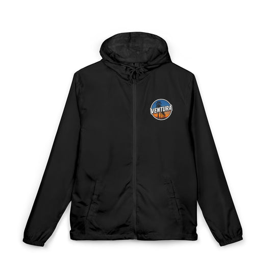 Ventura Surfer's Point Sunset Windbreaker Jacket (Black)