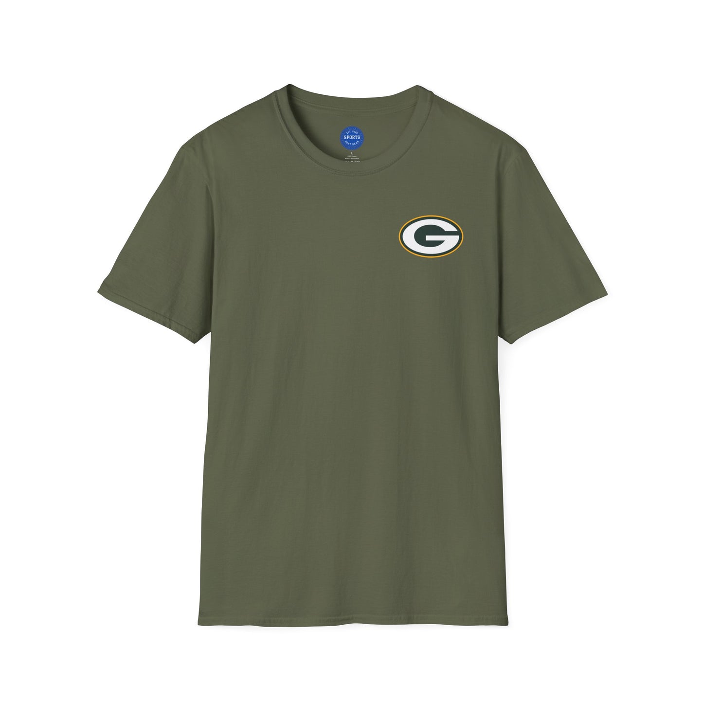 Green Bay Packers Military Green Logo T-Shirt — Fan Tee