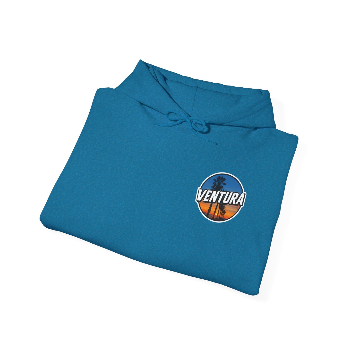 Ventura Surfer's Point Sunset Hoodie — Antique Saphire Ventura Sweatshirt