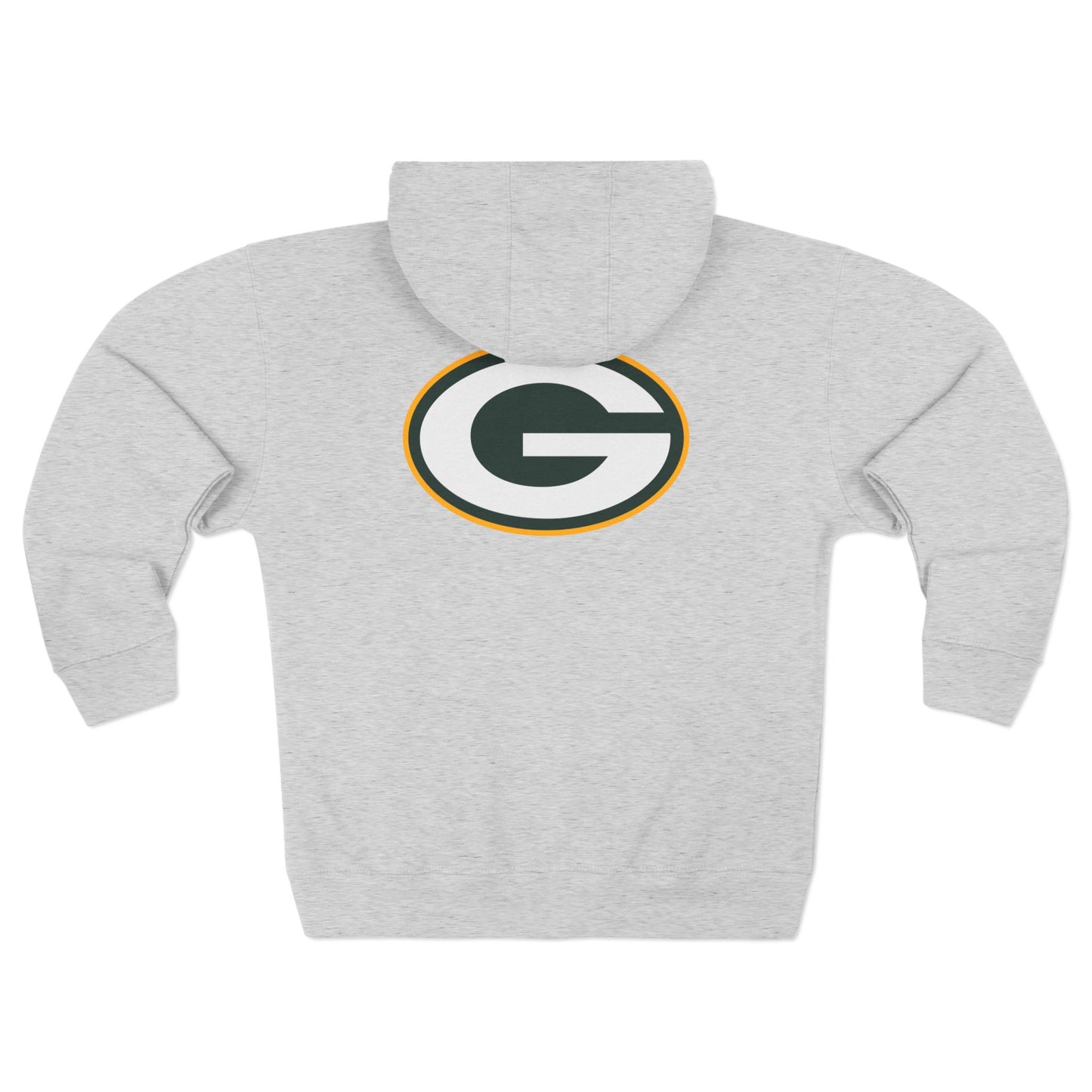 Packers Full‑Zip Sports Grey Hoodie