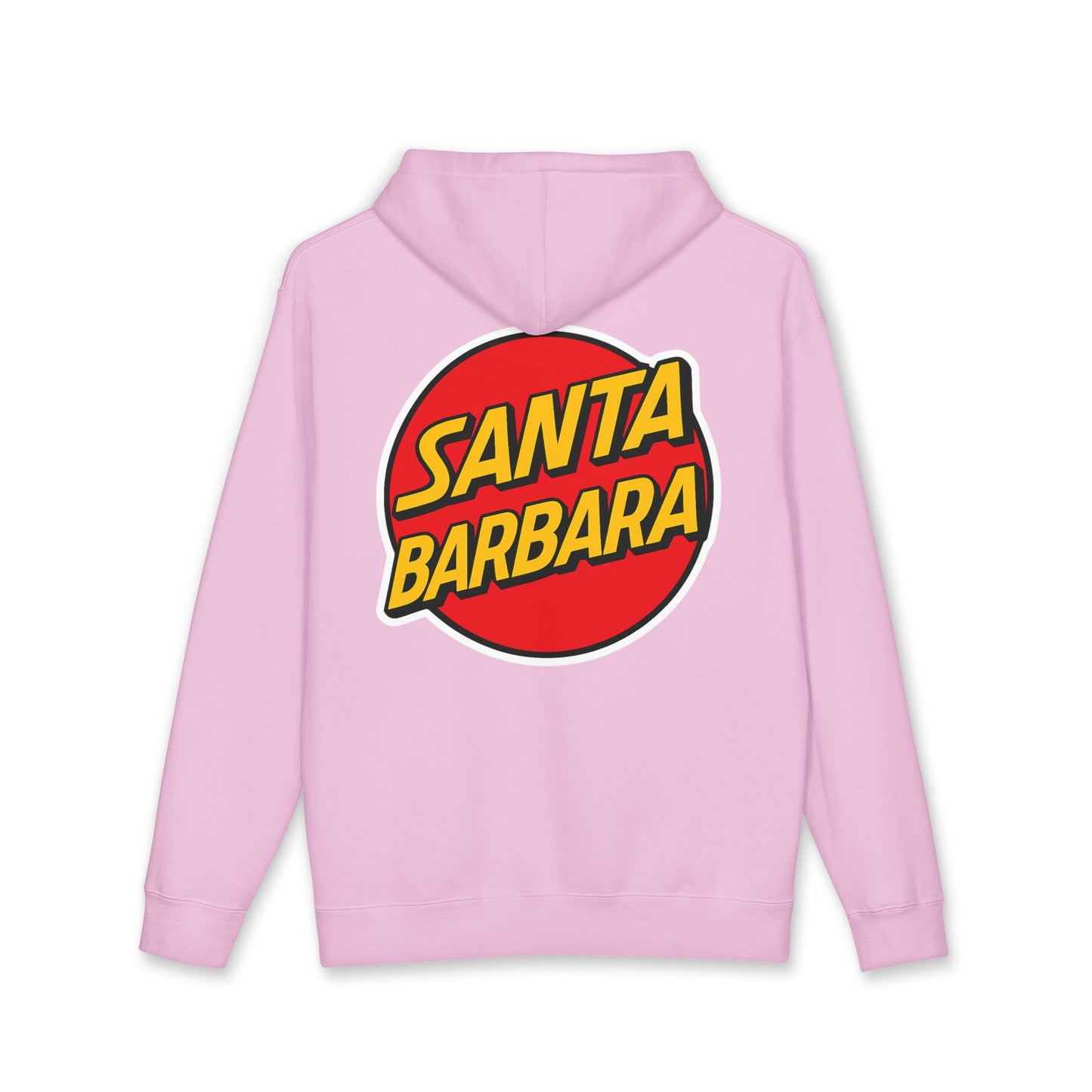 Santa Barbara Heavyweight Fleece Hoodie — Pink