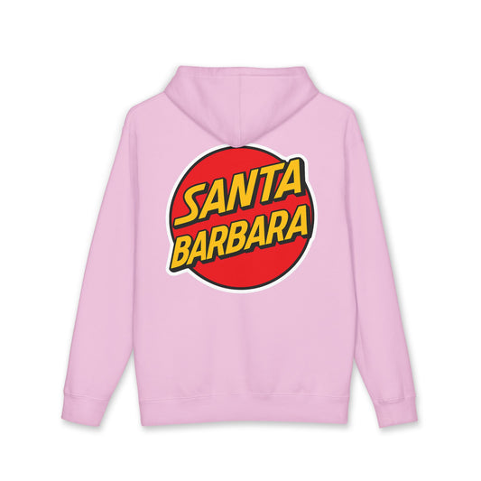 Santa Barbara Heavyweight Fleece Hoodie — Pink