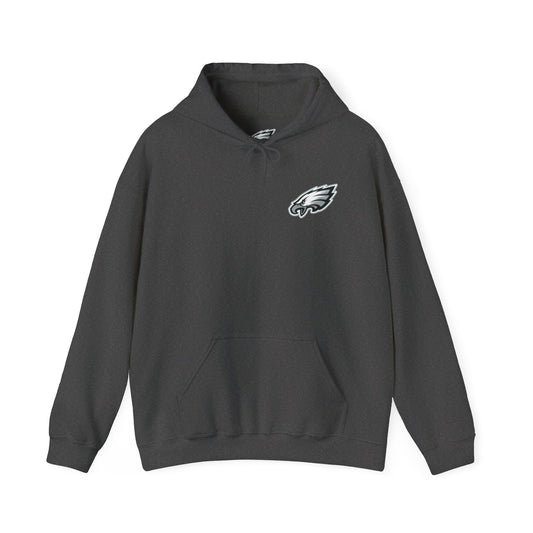 Philadelphia Eagles Hoodie — Team Logo Fan Sweatshirt (Dark Heather)