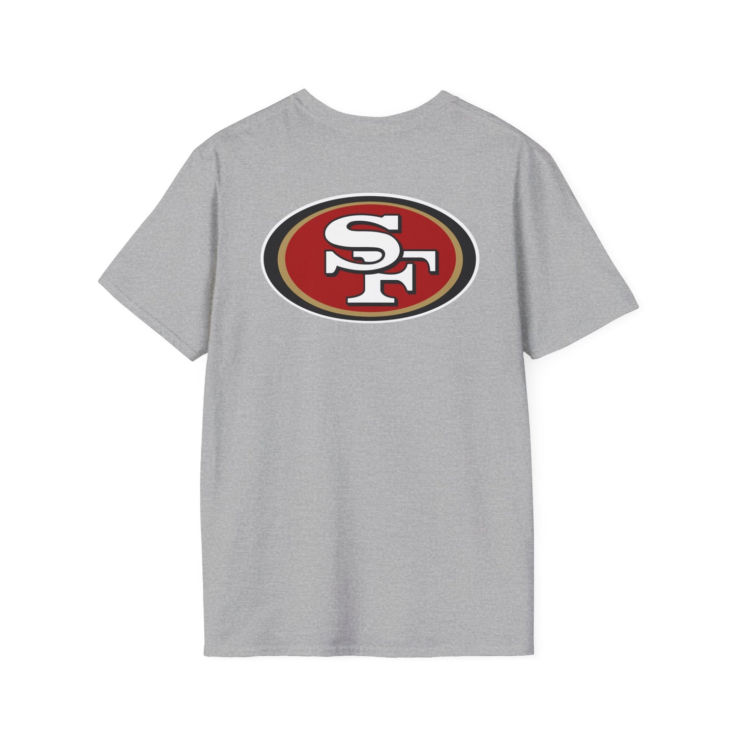 San Francisco 49ers Logo T-Shirt — 49ers Fan Tee (Sports Grey) 2