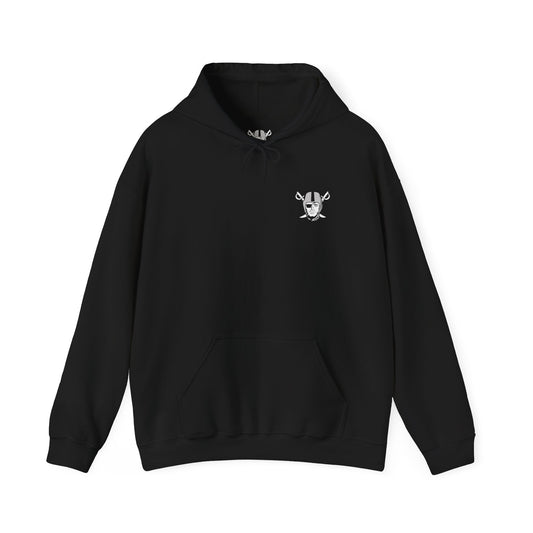 Las Vegas Raiders "One Nation" Hoodie — Team Logo Fan Sweatshirt (Black)