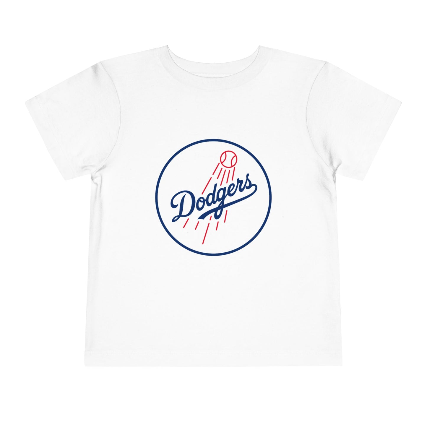 Toddler Dodgers Vintage Helmet Football Tee
