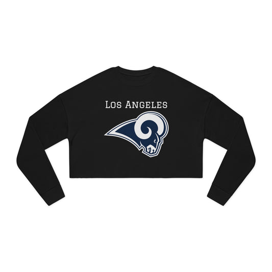 Los Angeles Rams Cropped Sweatshirt — Women's NFL Fan Pullover