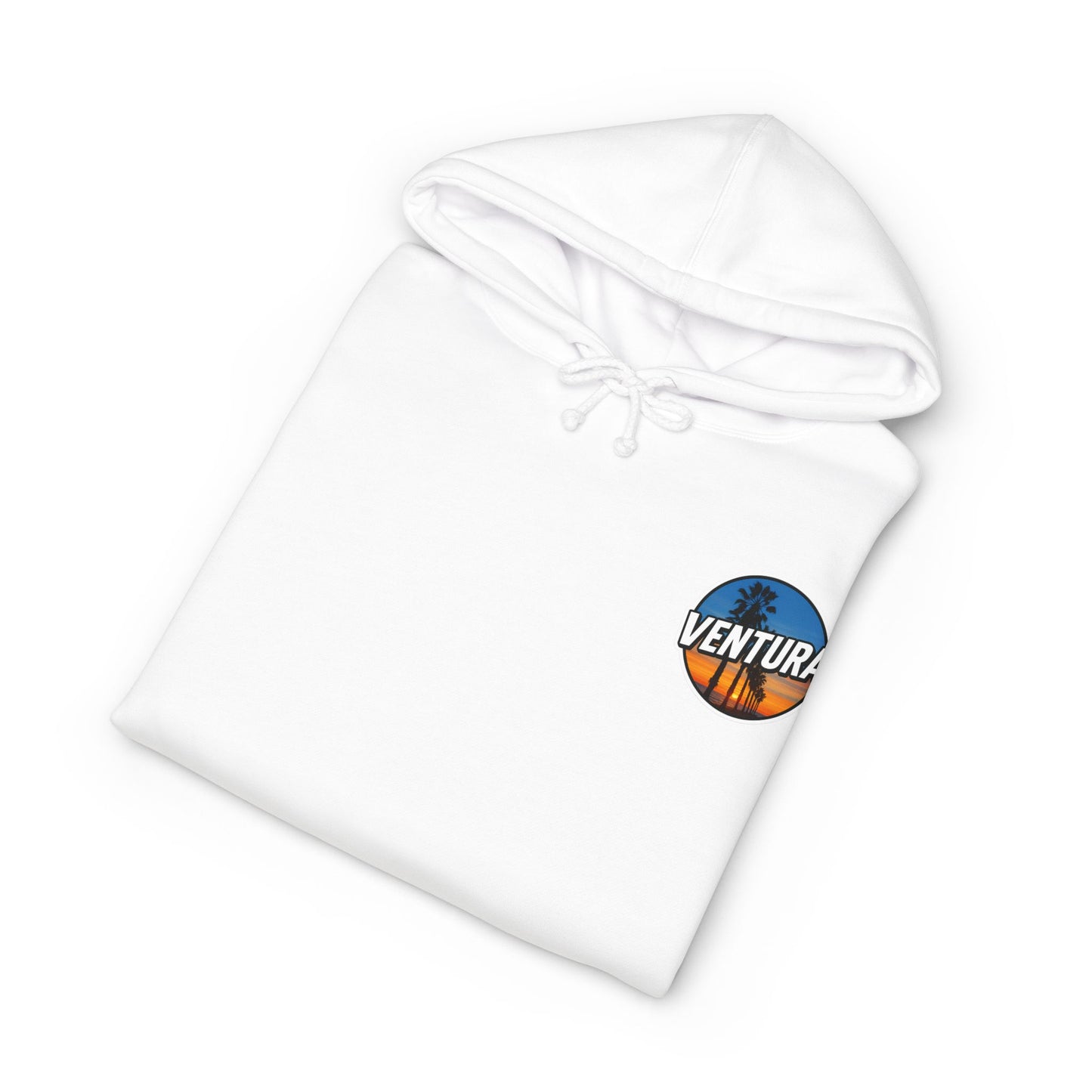 Surfer's Point Ventura Sunset Heavyweight Fleece Hoodie — White