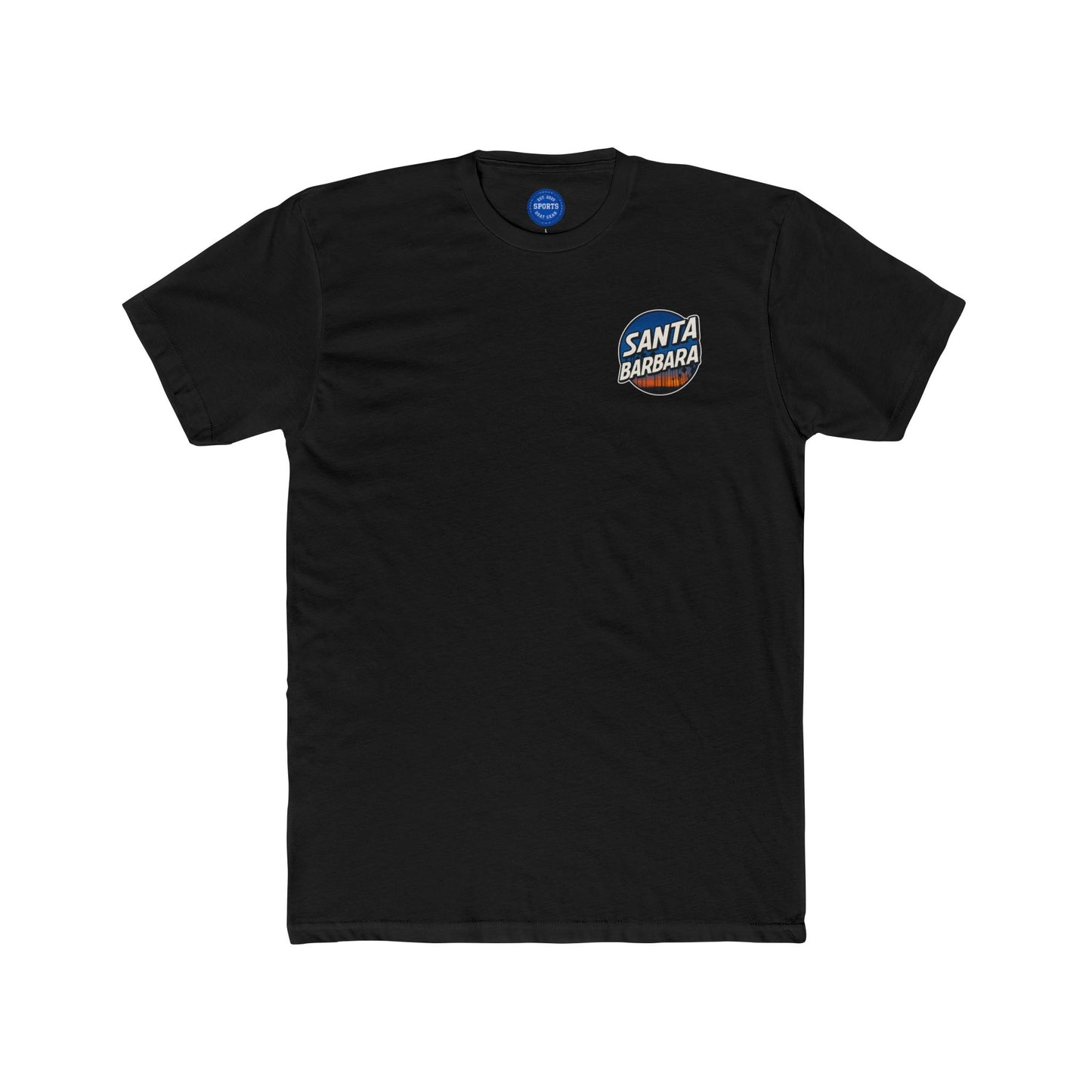 Santa Barbara Sunset Palm Beach Graphic Tee — California Coastal T-Shirt
