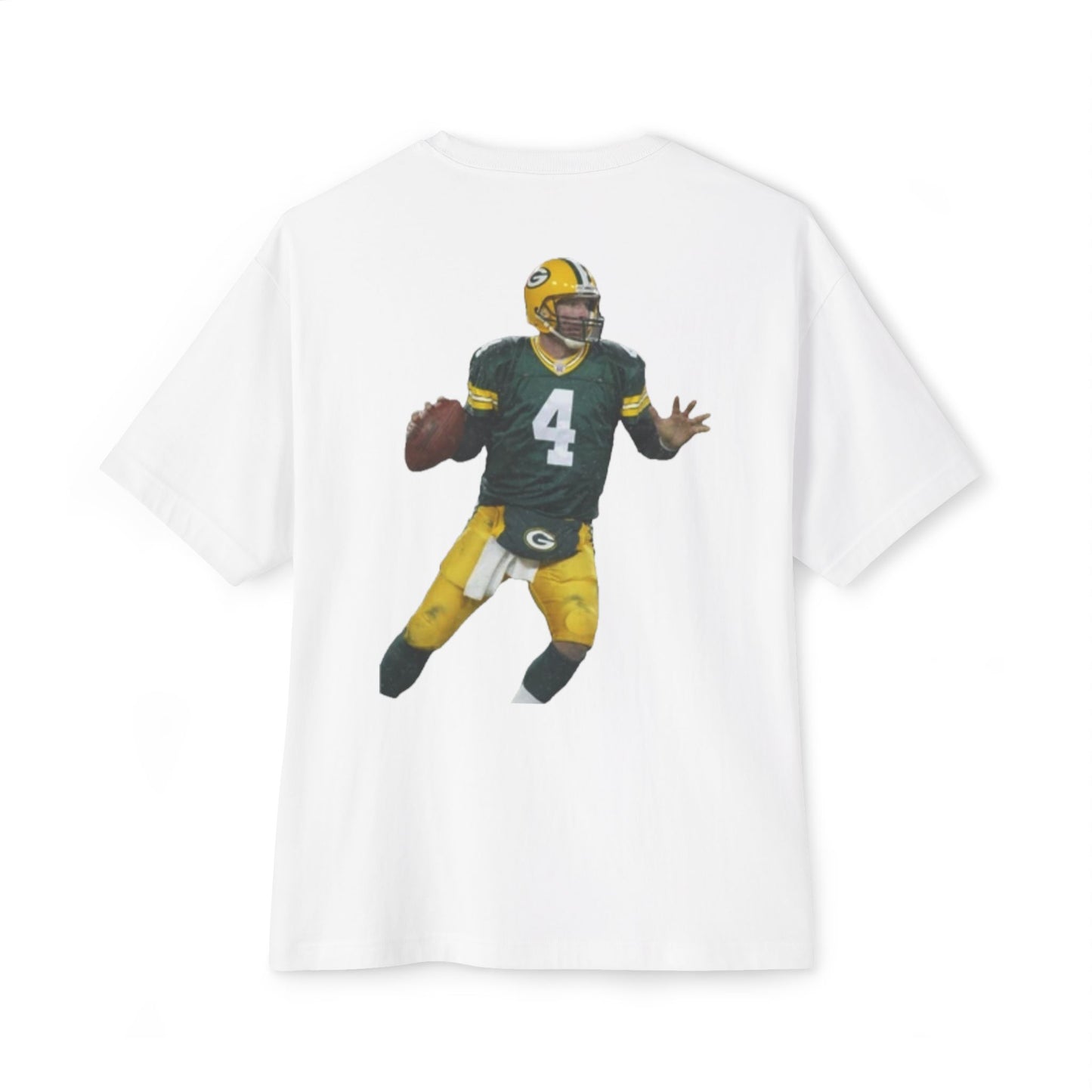 Favre Packers T-Shirt — White Football Fan Tee