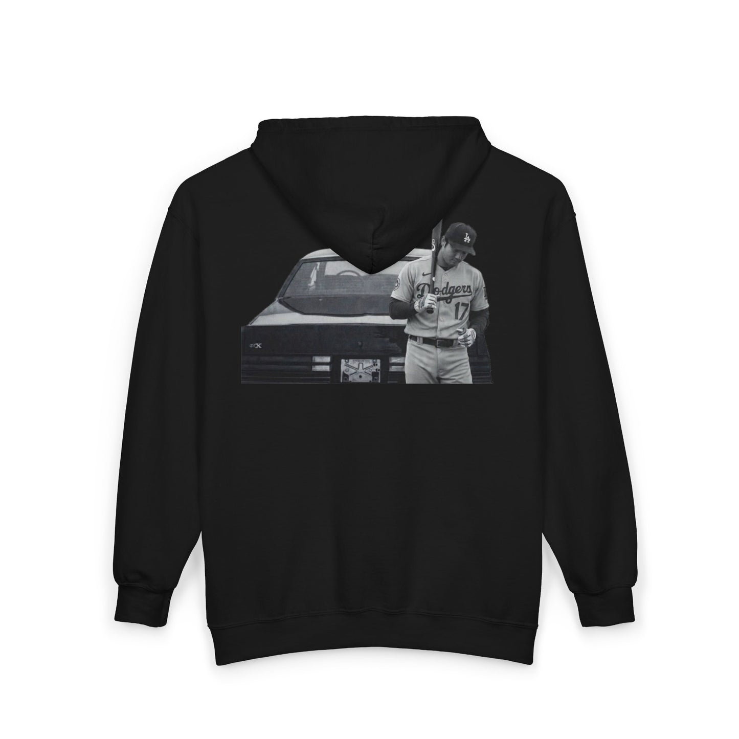 Baseball Hoodie — Ohtani "Not Like Us" Full-Zip Jacket (Player Photo & Back Number)