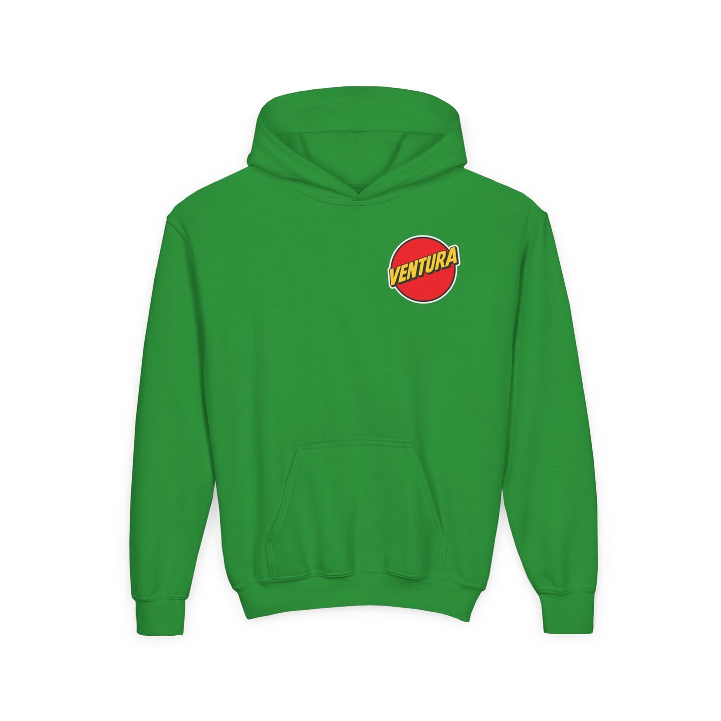 Ventura Red Beach Logo Youth Hoodie — Green