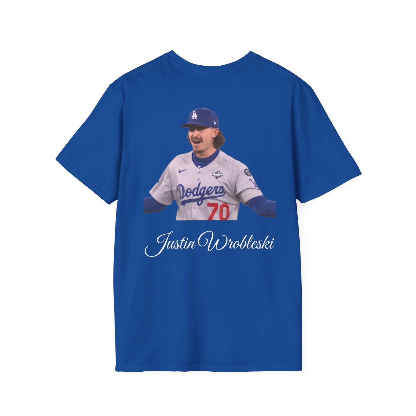 Justin Wrobleski "What the F?" World Series Game 7 T-Shirt