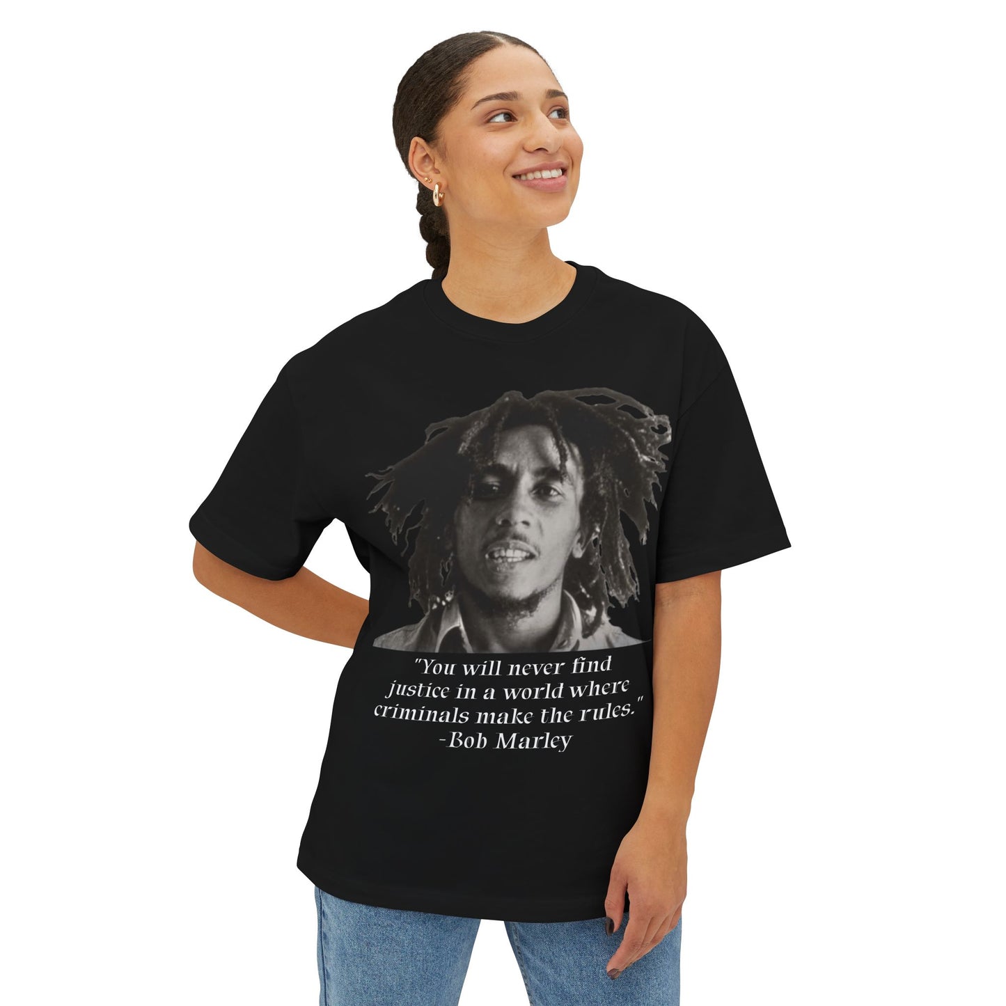 "No Justice" Graphic Tee — Social Justice Statement Shirt