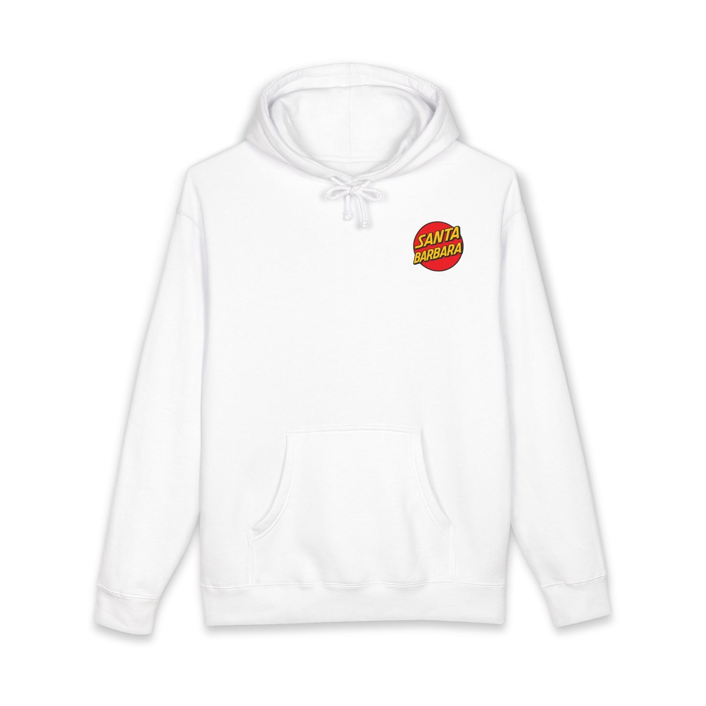 Santa Barbara Heavyweight Fleece Hoodie — White