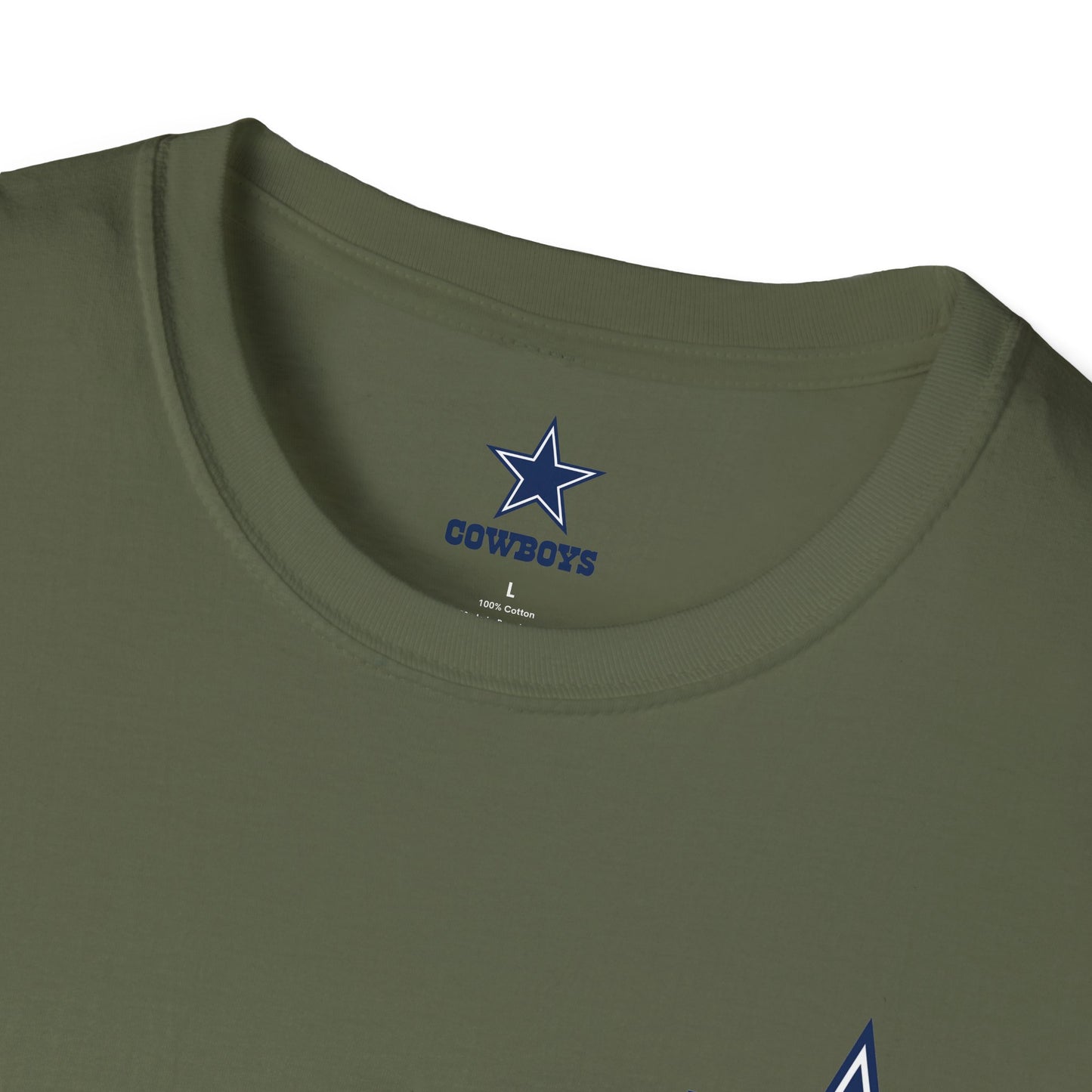 Dallas Cowboys Military Green Team Logo T-Shirt