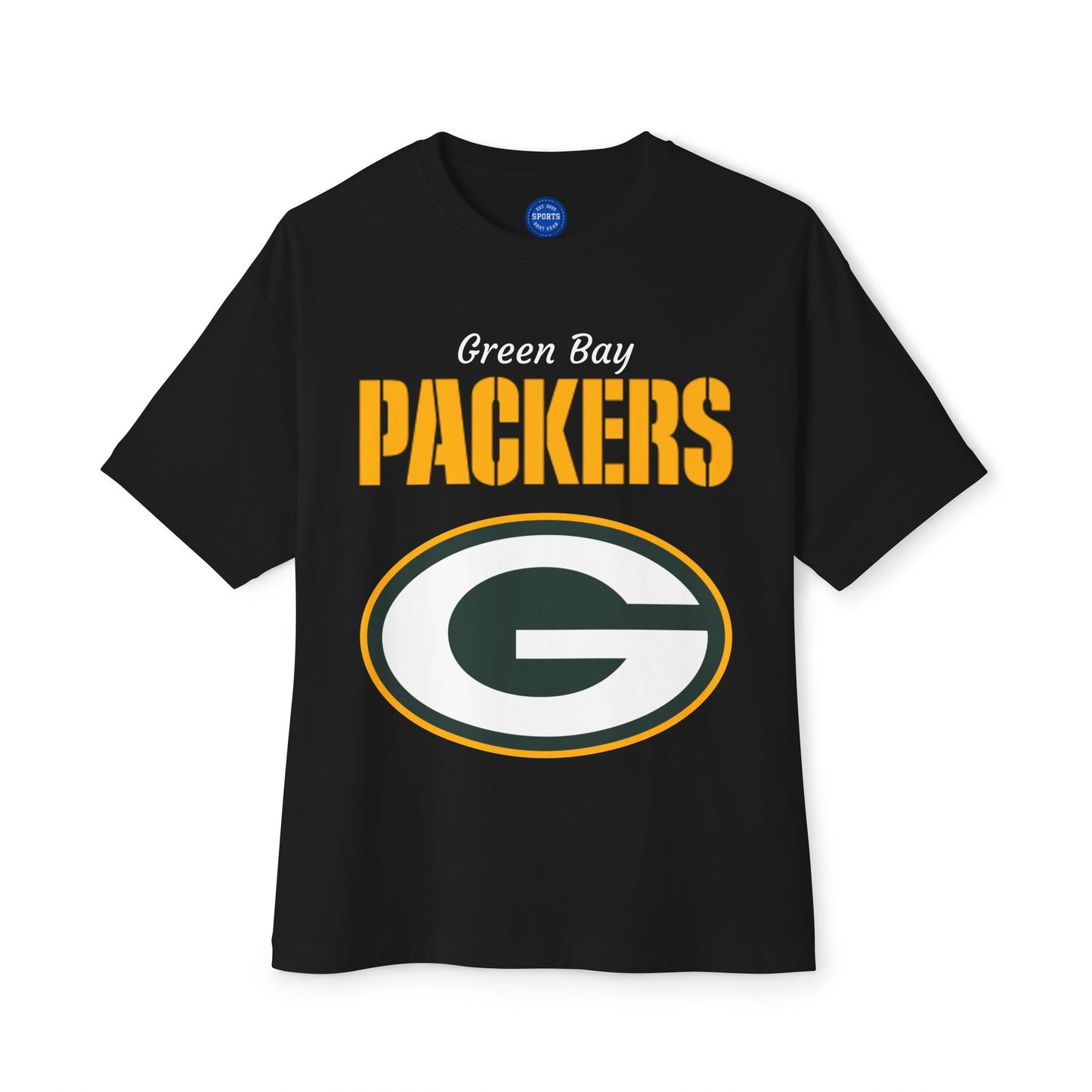 Packers Love Football Fan Tee — Vintage Team Shirt (Black)