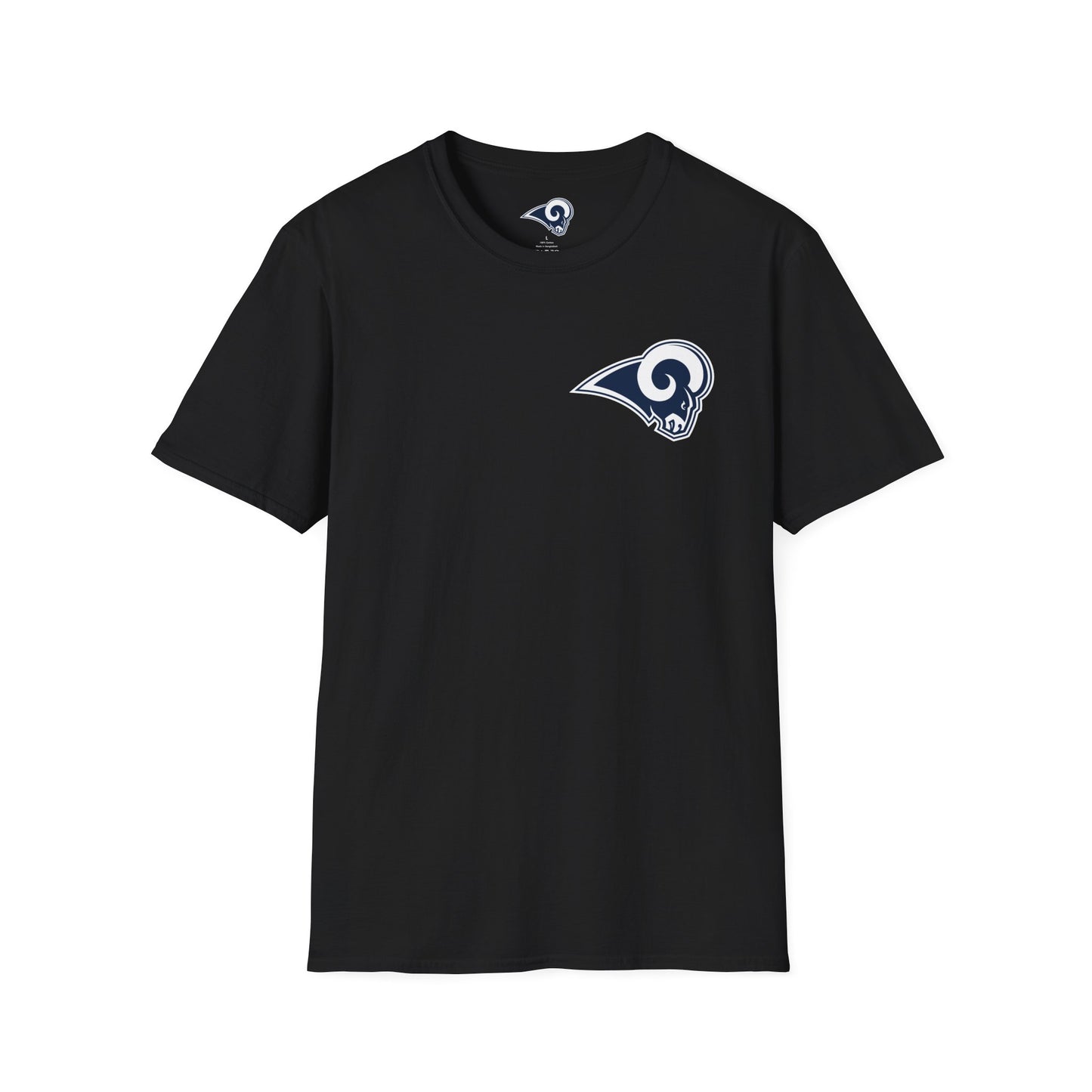 Los Angeles Rams Football T-Shirt — Rams Fan Tee (Black)