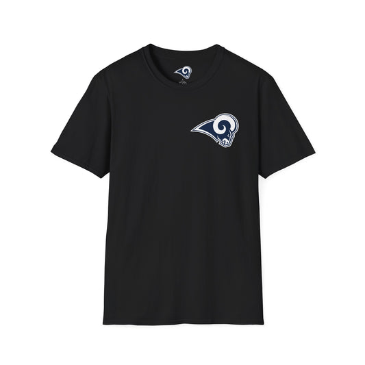 Los Angeles Rams Football T-Shirt — Rams Fan Tee (Black)