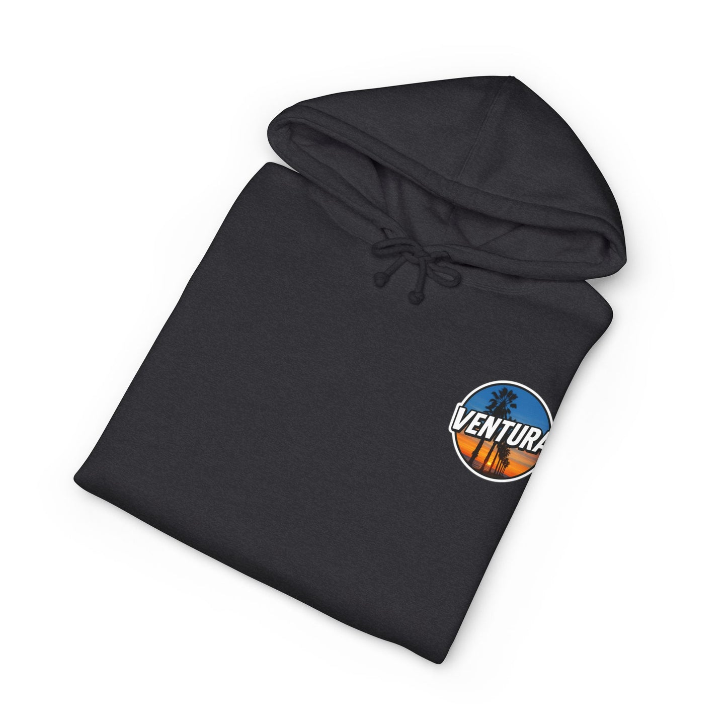 Surfer's Point Ventura Sunset Heavyweight Fleece Hoodie — Charcoal