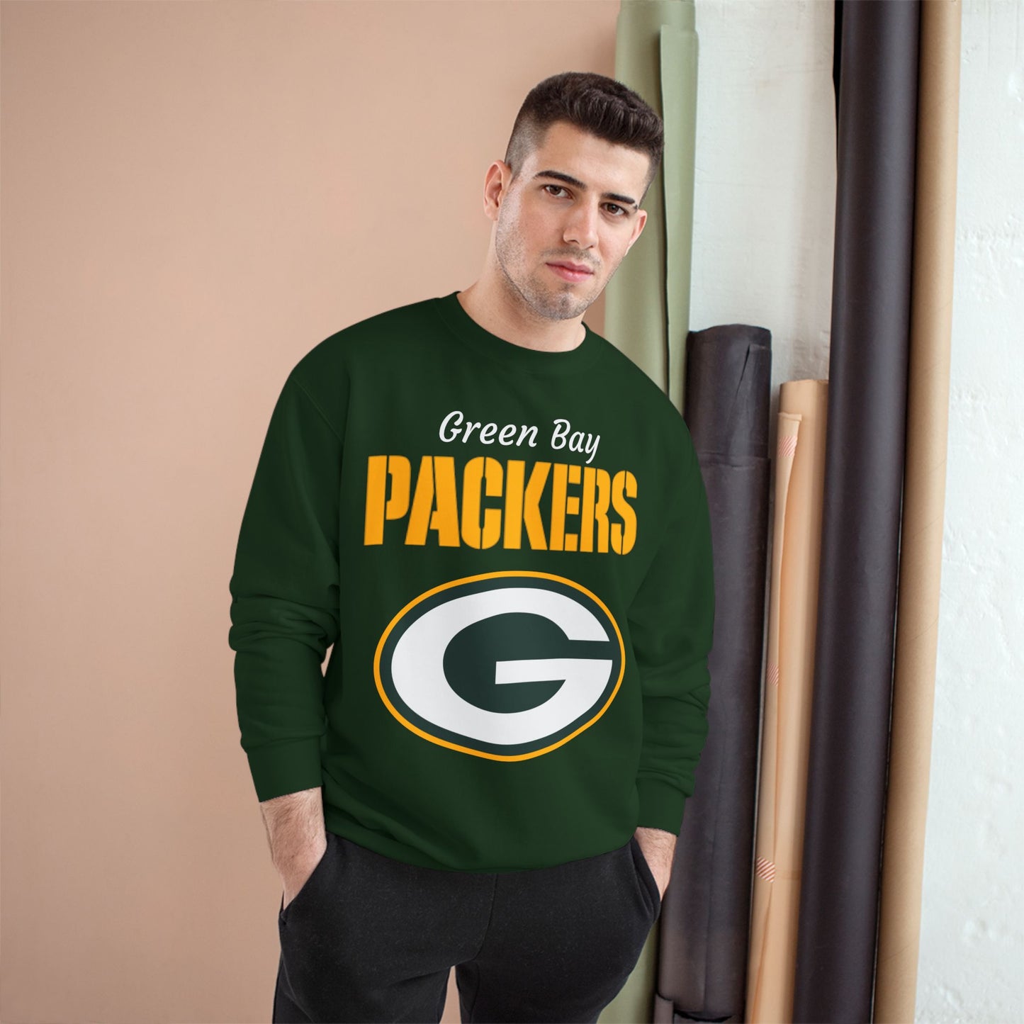 PACKERS Champion Crewneck Sweatshirt (Green)