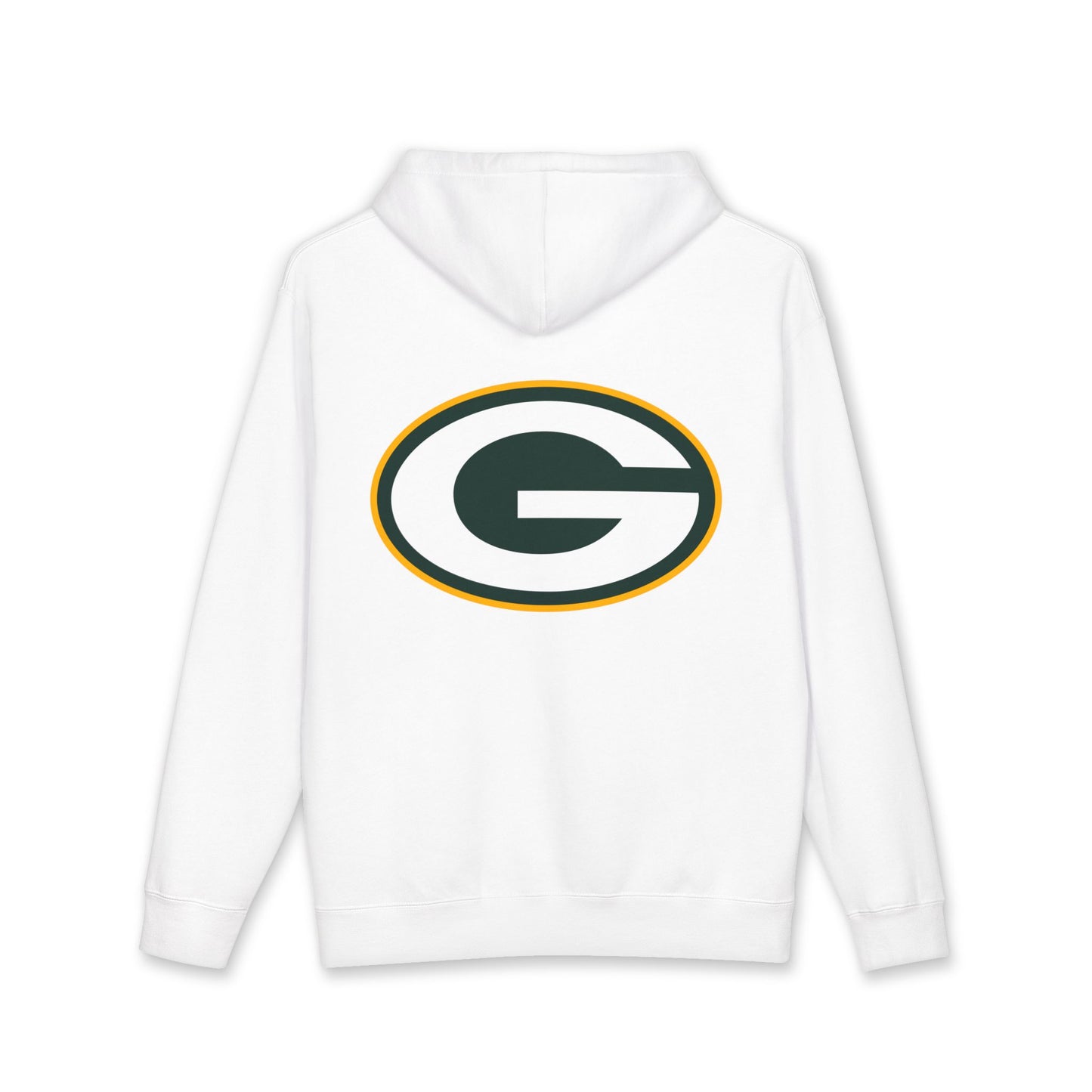 Packers Heavyweight Hoodie — Green Bay Football Pullover (White)