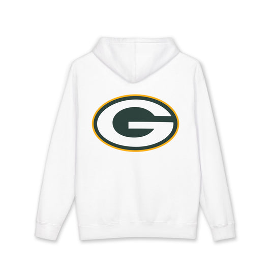 Packers Heavyweight Hoodie — Green Bay Football Pullover (White)