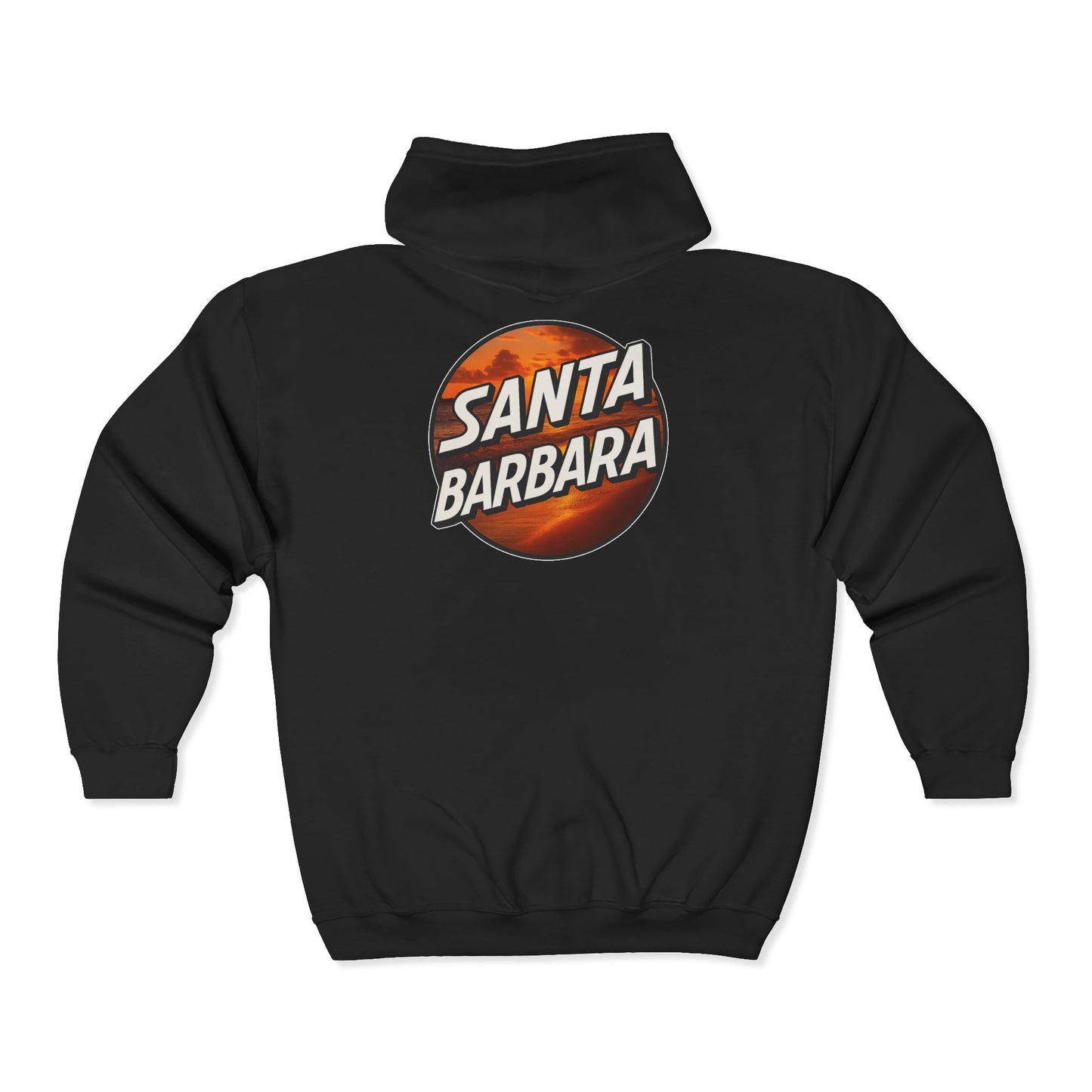 Santa Barbara Sunset Zip Hoodie