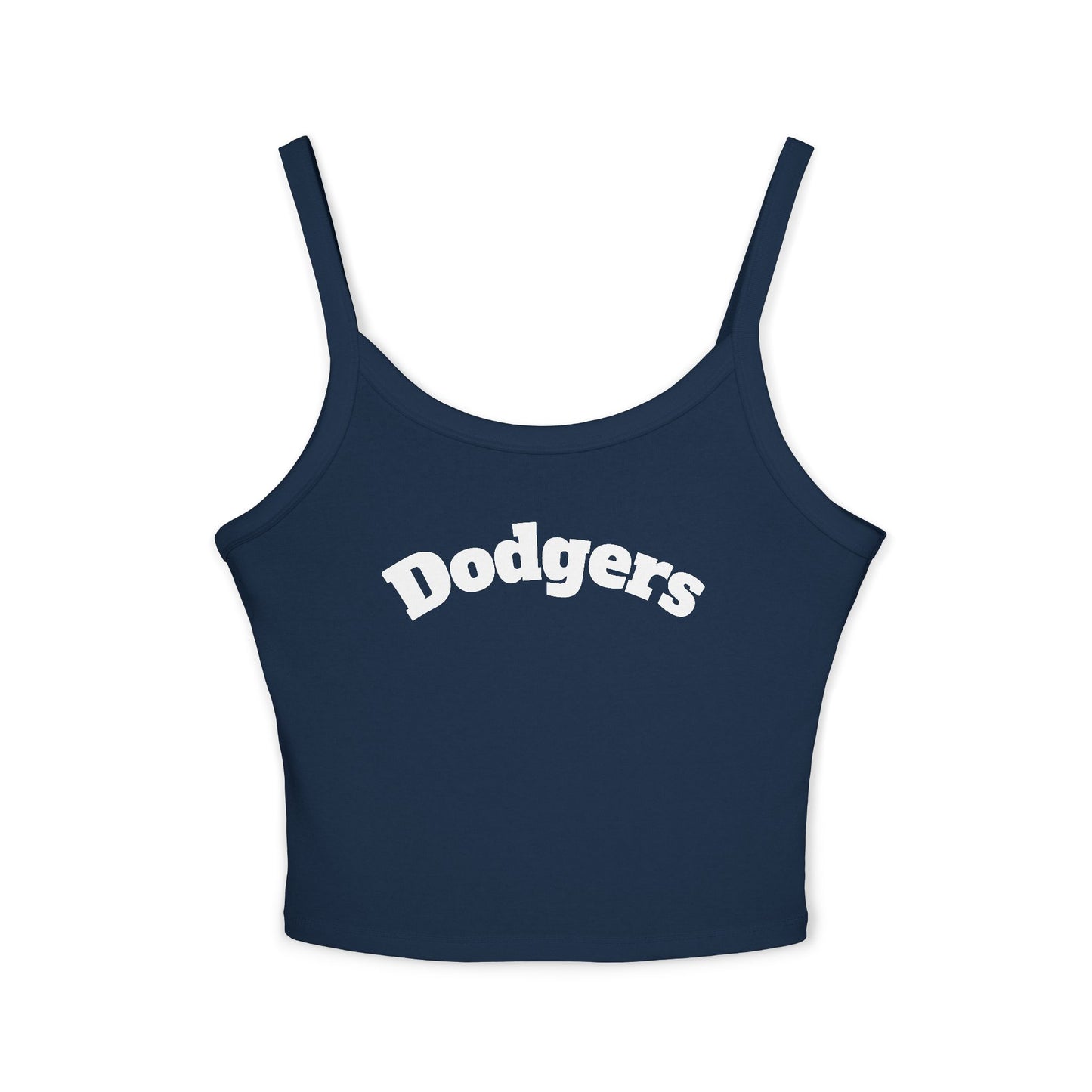 Dodgers Navy Women's Spaghetti Strap Tank Top