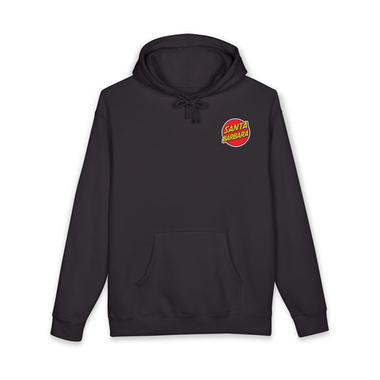Santa Barbara Heavyweight Fleece Hoodie — Black