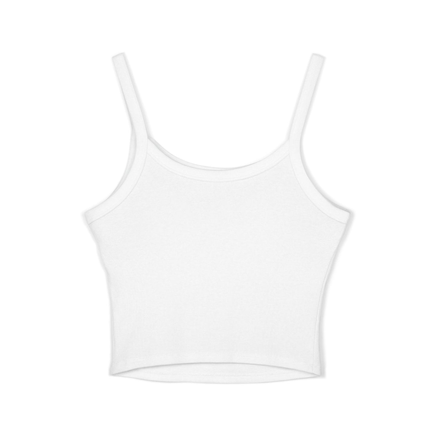 Dodgers Women's Spaghetti Strap Tank Top — White Team Logo Fan Tee