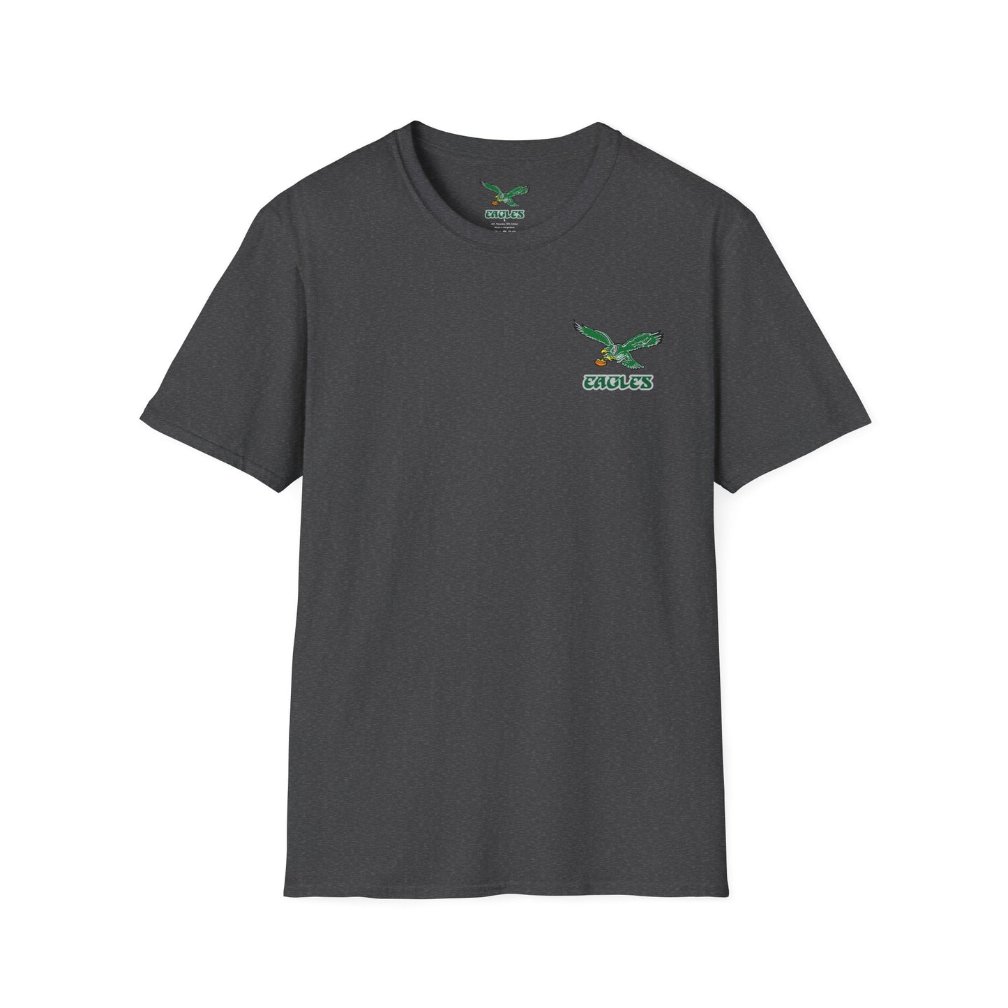 Philadelphia Eagles Vintage Logo Tee — Official Team Fan T-Shirt (Dark Heather)