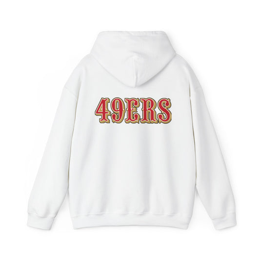 San Francisco 49ers Logo Hoodie — Team Sweatshirt for Fans (White)
