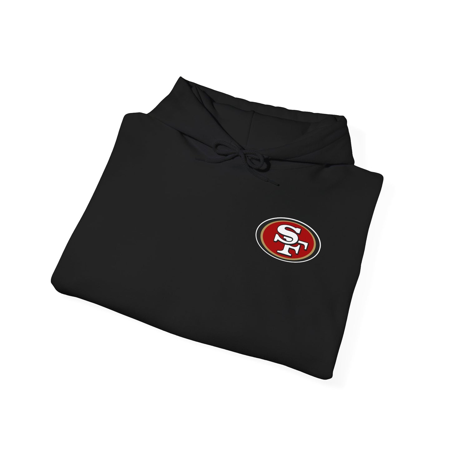 San Francisco 49ers Logo Hoodie — Team Sweatshirt for Fans (Black)