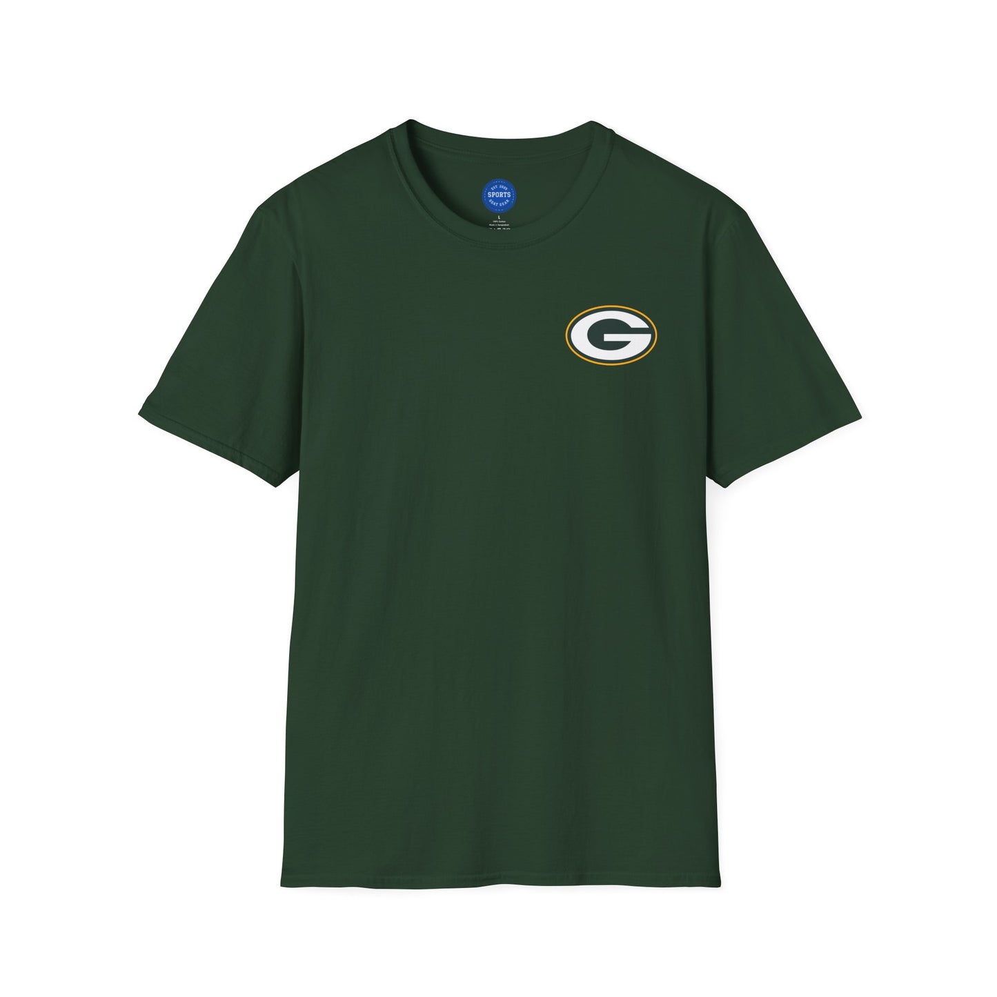 #10 Jordan Love Green Bay Packers Forest Green Logo T-Shirt — Fan Tee