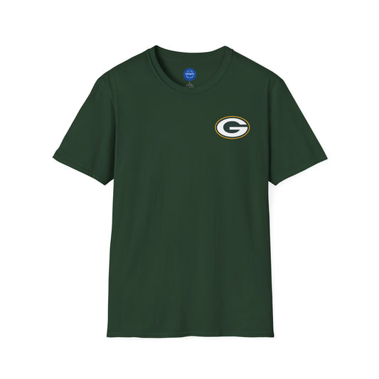 #10 Jordan Love Green Bay Packers Forest Green Logo T-Shirt — Fan Tee