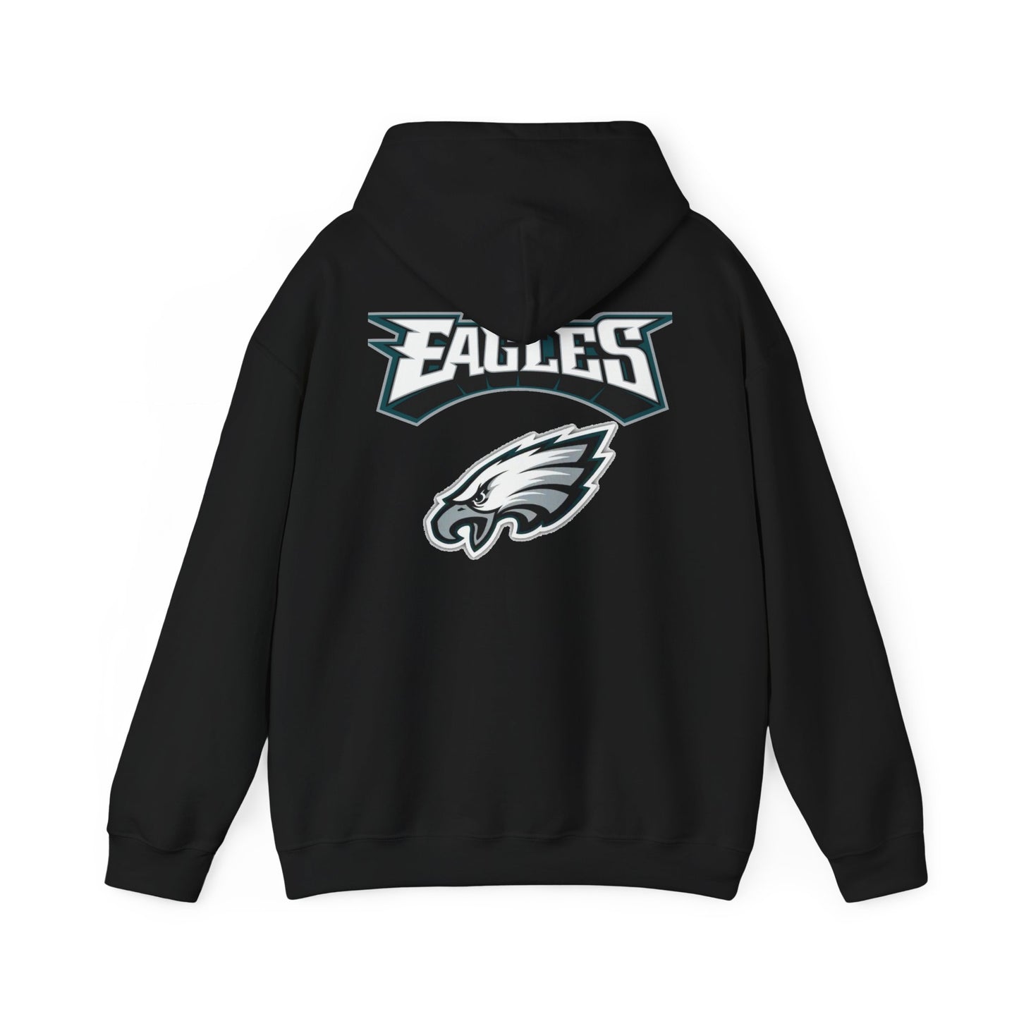 Philadelphia Eagles Hoodie — Team Logo Fan Sweatshirt (Black)