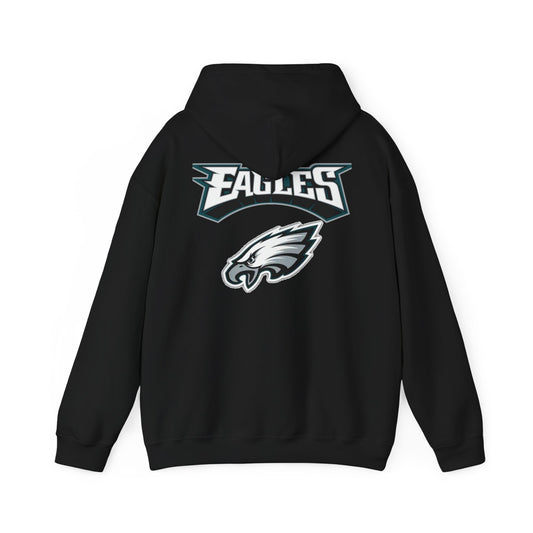 Philadelphia Eagles Hoodie — Team Logo Fan Sweatshirt (Black)