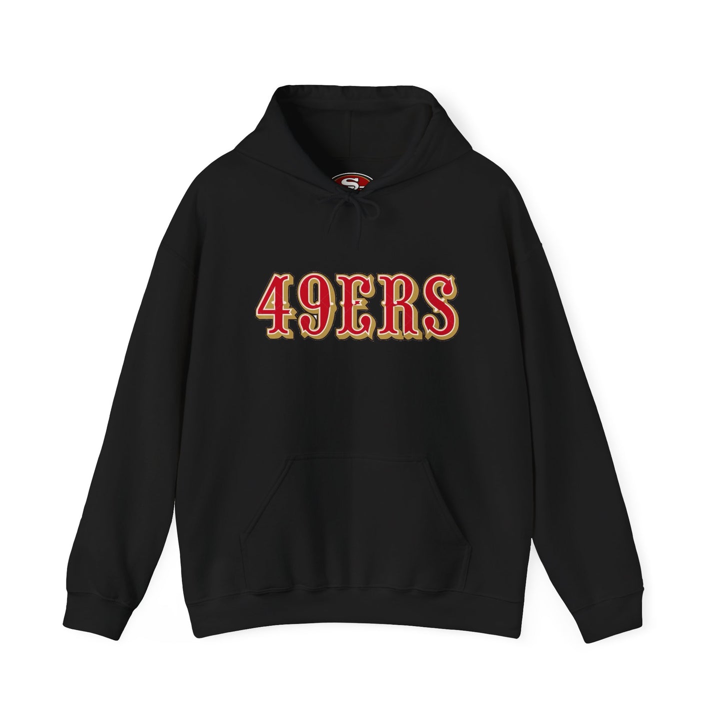 San Francisco 49ers Logo Hoodie — Team Sweatshirt for Fans (Black) 2