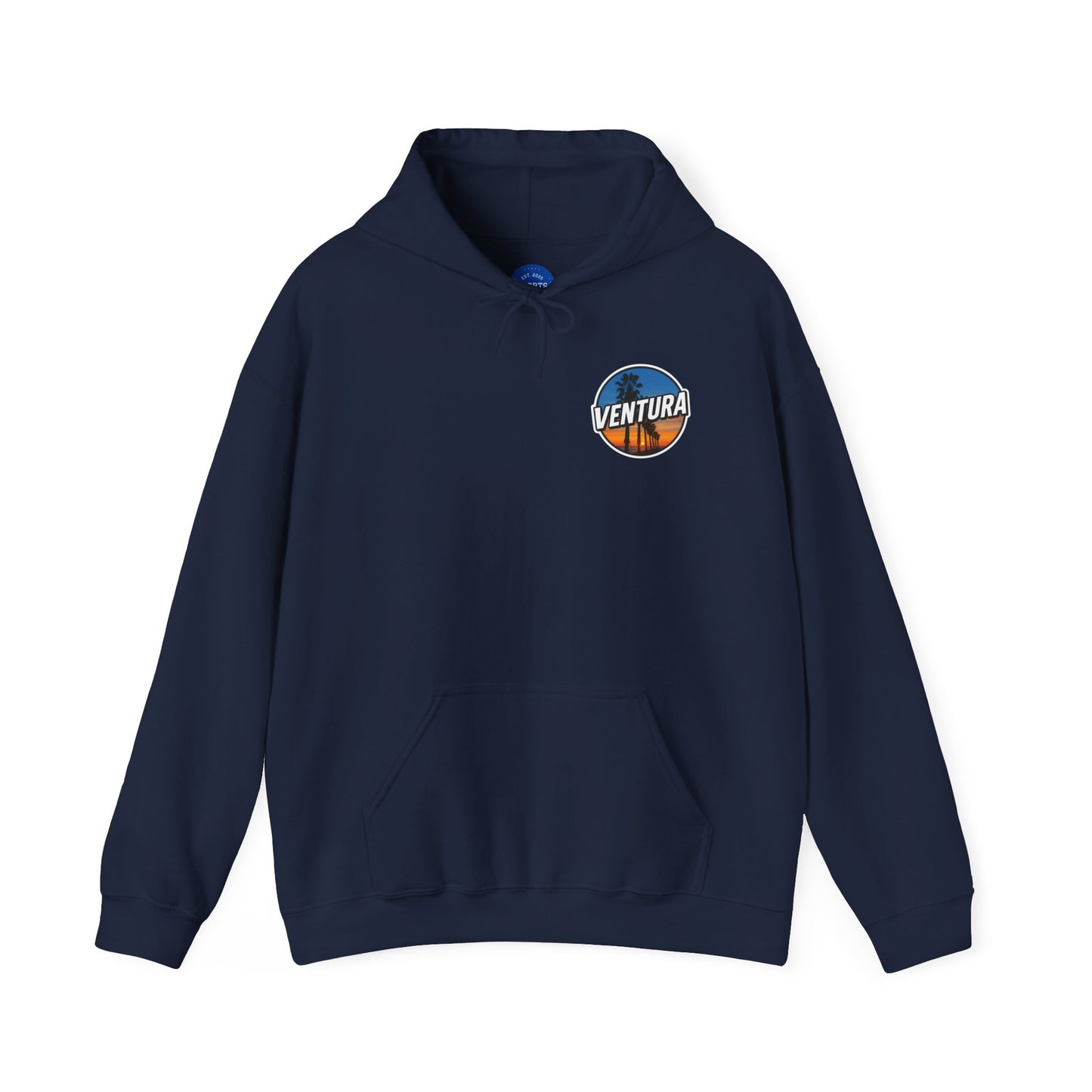 Ventura Surfer's Point Sunset Hoodie — Navy Ventura Sweatshirt