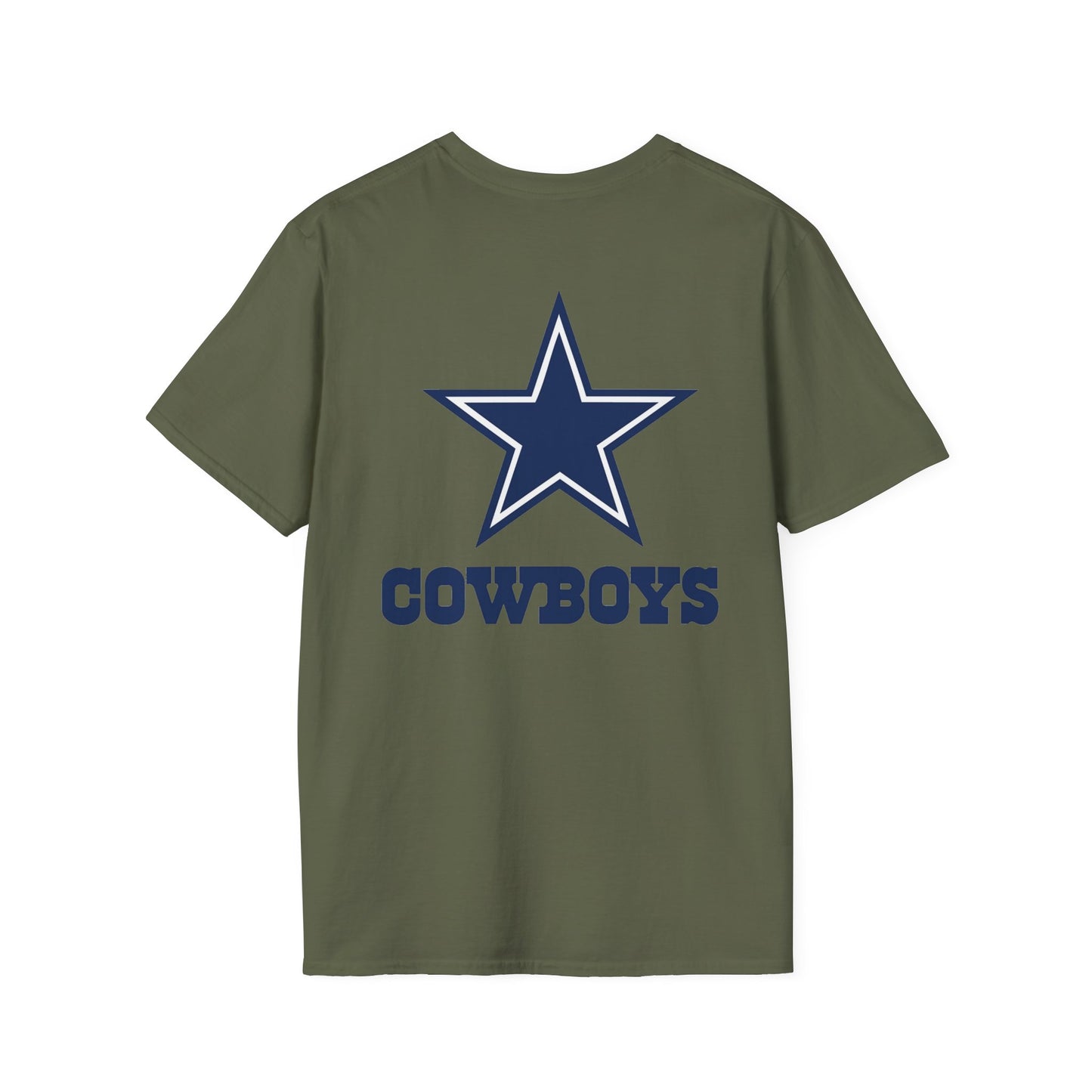 Dallas Cowboys Military Green Team Logo T-Shirt