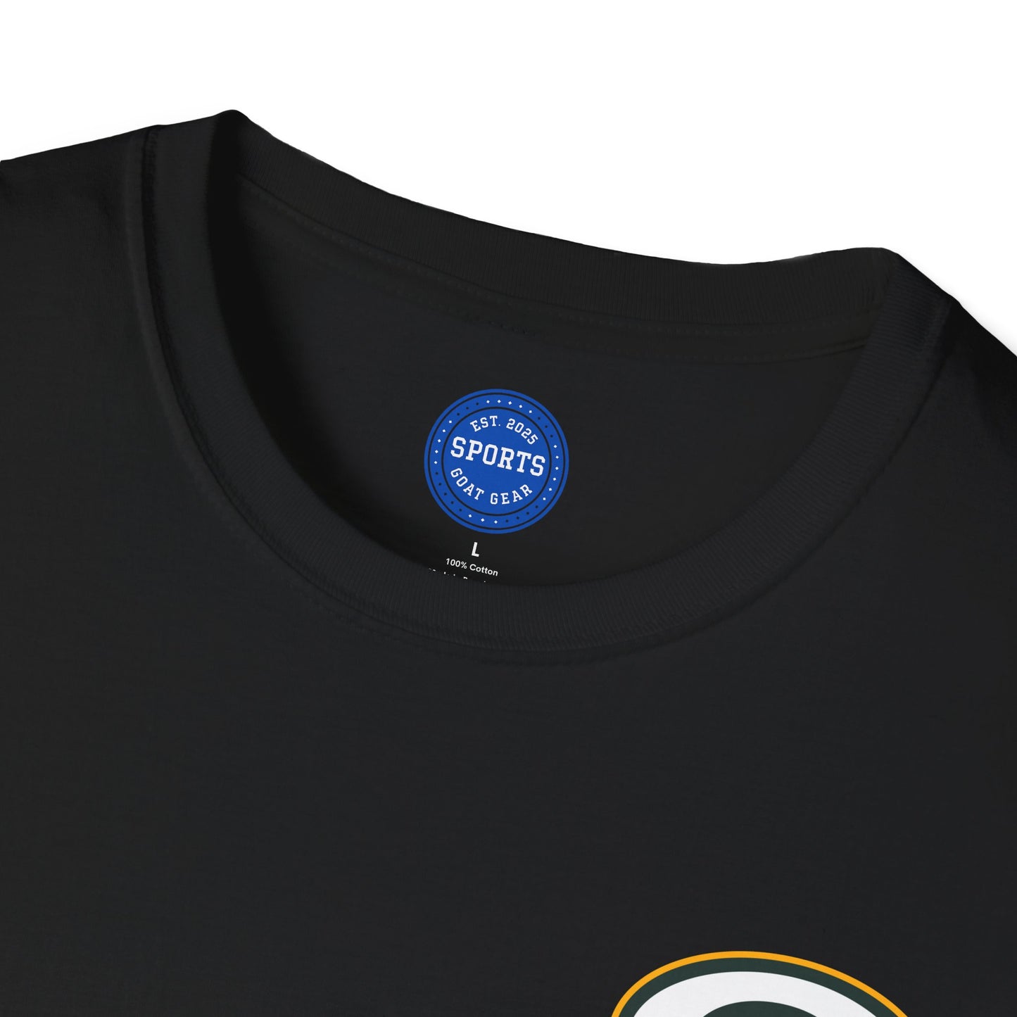 Green Bay Packers Black Logo T-Shirt — Fan Tee (2)