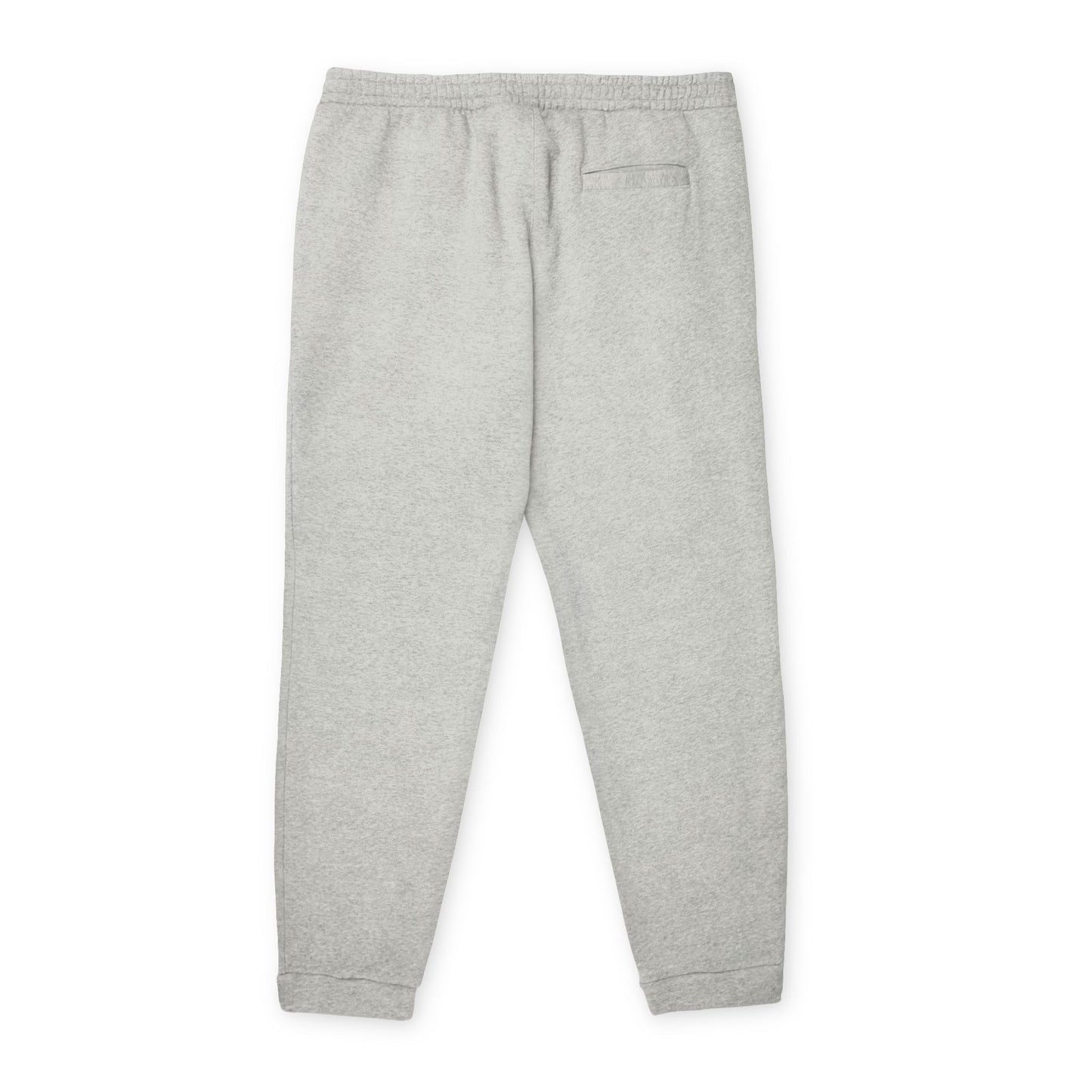 Santa Barbara Logo Joggers — Grey Fleece Casual Sweatpants