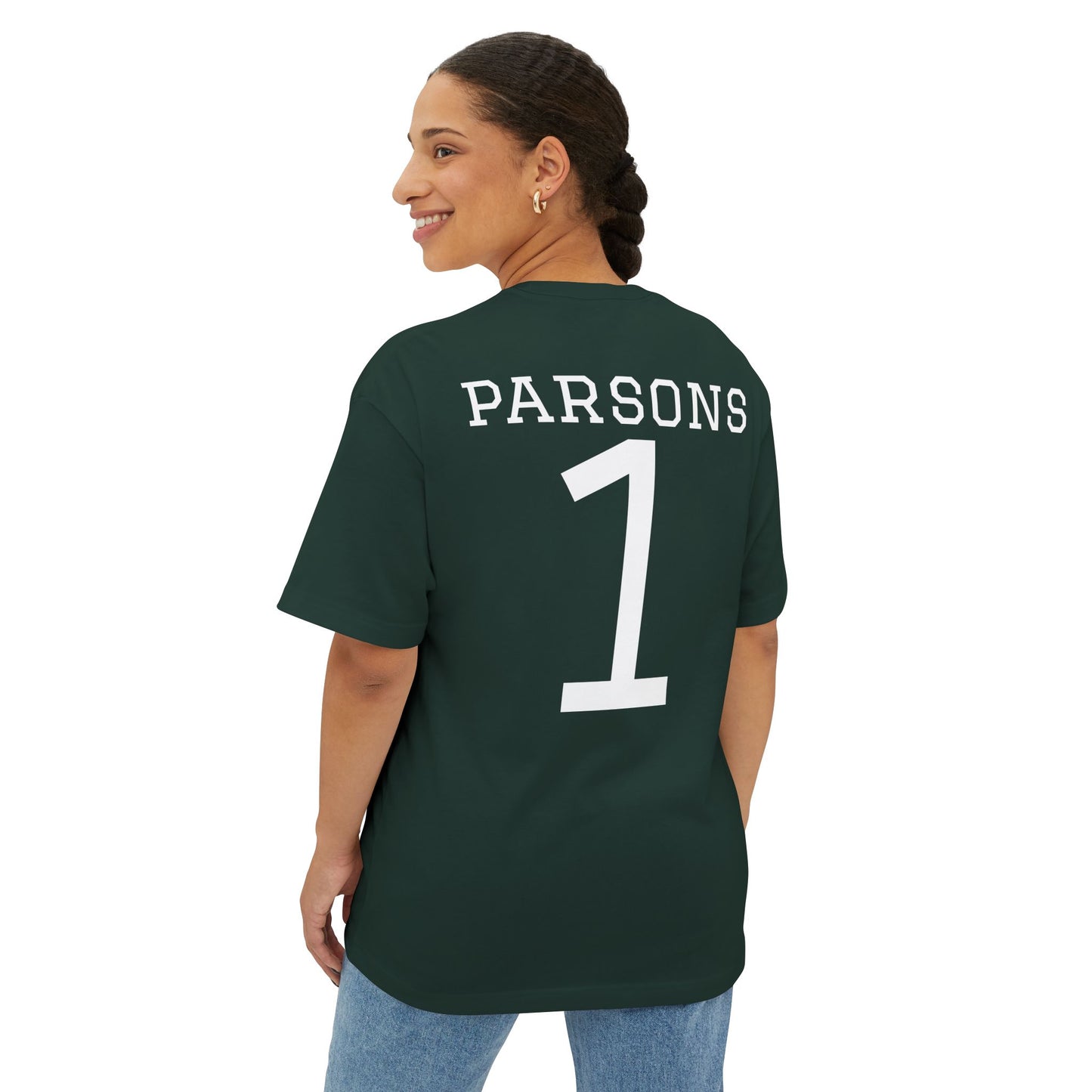 Packers Parsons Football Fan Tee — Vintage Team Shirt (Forest Green)
