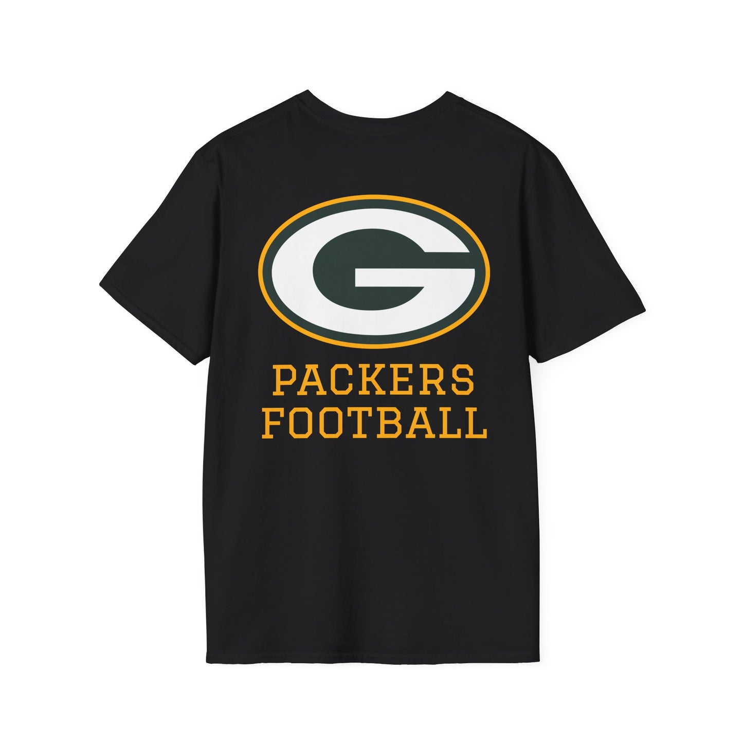 Green Bay Packers Black Logo T-Shirt — Fan Tee (2)